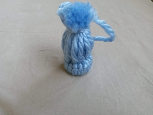 AussieSuperStore Handmade Products Blue Yarn Hanging Hats Yarn Hanging Hats | Handmade Christmas Tree Decorative Ornament AUSSIE20