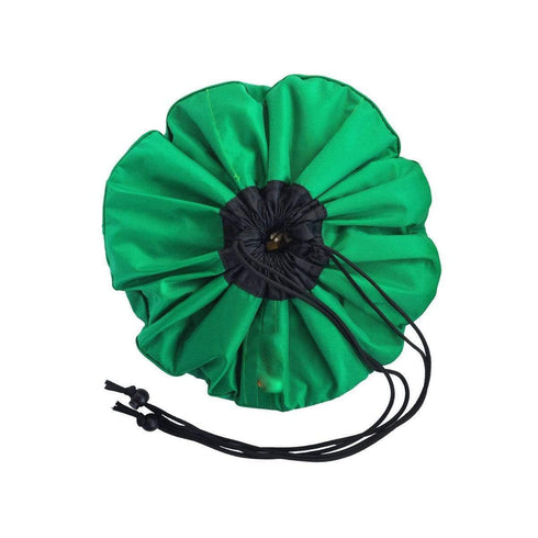 AussieSuperStore Homeware Supplies 2 in 1 Portable Large Toy Storage Organizer Bag & Play Mat Rug 60inch (Green) 2 in 1 Portable Large Toy Organizer Bag & Play Mat Rug | Storage Bag CBTOYBAG150GRN