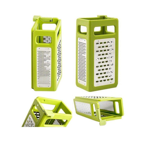 AussieSuperStore Homeware Supplies 4-in1 Grater Box Folds Flat for Storage 4-in1 Grater Box Folds Flat | Vegetable Choppers Peelers & Graters CB4IN1BOXGRATER