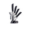 AussieSuperStore Homeware Supplies 5 Piece Best-Chef Sharp Ceramic Knife Set with Vegetable Peeler & Storage Stand Holder 5 Piece Best-Chef Sharp Ceramic Knife Set, Peeler & Storage Stand CB5CERAMICSETBLK