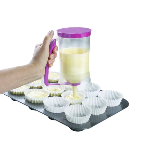 AussieSuperStore Homeware Supplies 900ml Cupcake Pancake Cake Batter Dispenser Mix Pastry Jug Baking Maker Tools 900ml Cakes Batter Dispenser Mix Pastry Jug Baking Maker Tools CBBATTERDISPENSER
