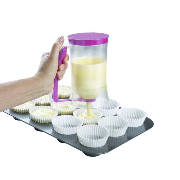 AussieSuperStore Homeware Supplies 900ml Cupcake Pancake Cake Batter Dispenser Mix Pastry Jug Baking Maker Tools 900ml Cakes Batter Dispenser Mix Pastry Jug Baking Maker Tools CBBATTERDISPENSER