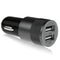 AussieSuperStore Homeware Supplies Aluminium 2-port USB Universal Car Charger Black Aluminium 2-port USB Universal Car Charger Black | Car Mobile accessories CBDUALCARCHARGERBLK