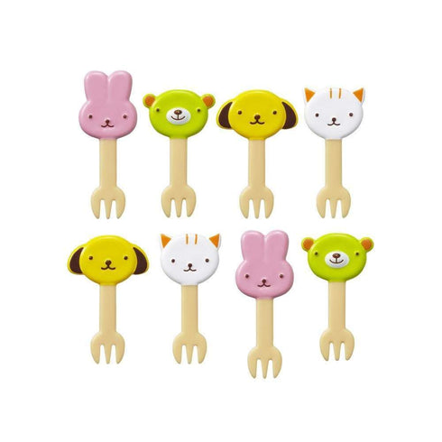 AussieSuperStore Homeware Supplies Animals Food Picks and Forks 10-pieces Animals Food Picks and Forks 10-pieces | Kids & Baby Cutlery Products CBANIMALFORKX10