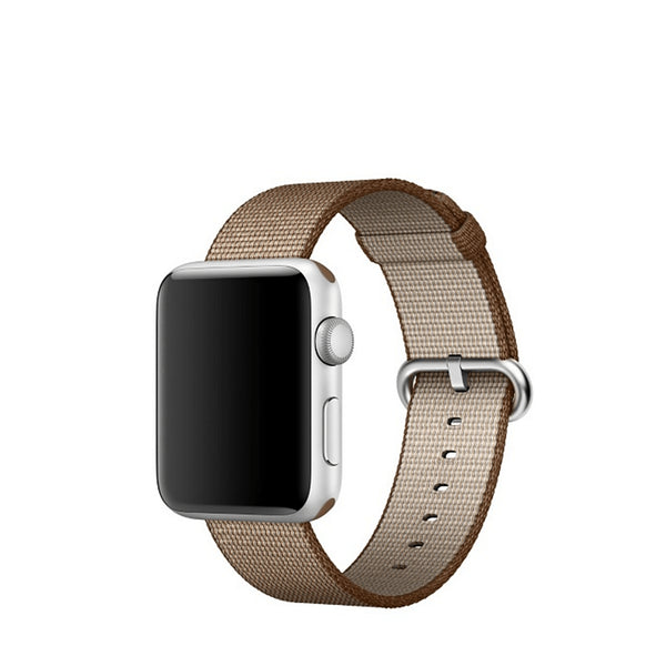 AussieSuperStore Homeware Supplies Apple Watch Woven Nylon Band Strap Replacement Handmade 38mm Coffe CBNYLONBANDCOFFS
