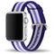 AussieSuperStore Homeware Supplies Apple Watch Woven Nylon Band Strap Replacement Handmade 38mm Purple Stripe Apple Watch Woven Nylon Band Strap Replacement 38mm Purple Stripe CBNYLONBANDSTRPURS
