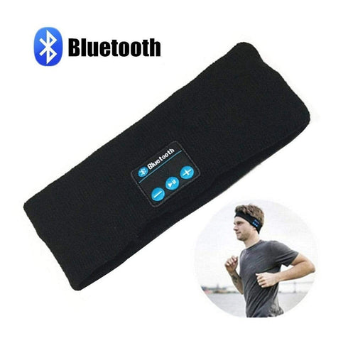 AussieSuperStore Homeware Supplies Bluetooth Music Headband Stereo Sleep Sport Running Yoga Headset Black CBBTHEADBANDBLK