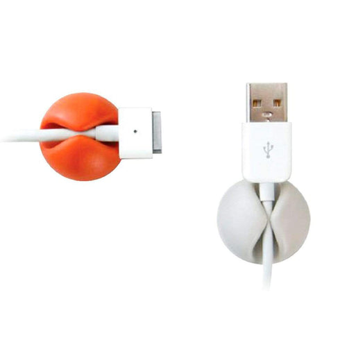 AussieSuperStore Homeware Supplies Cable Organizer Drops Cord Management - Muted Colors Cable Organizer Drops Cord Management | Computer Cables Organiser CBCABDROPMUT