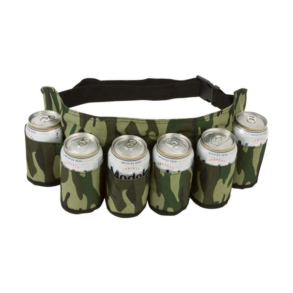 AussieSuperStore Homeware Supplies Camouflage Beer Belt Camouflage Beer Belt | Beer 6 Can & Bottles Waist Holder Belt CBBEERBELT