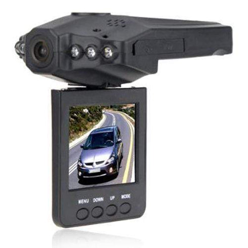 AussieSuperStore Homeware Supplies Car Dash DVR With Night Vision Microphone Built In 2.5" Rotatable And Foldable Car Dash DVR Night Vision Microphone Built In LCD Screen Display CBDVRF198