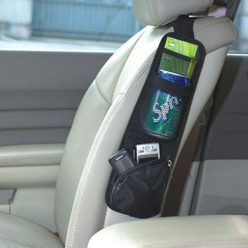 AussieSuperStore Homeware Supplies Car Seat Side Multi Pocket Organizer Travel Storage Bag Drink Holder Pouch Car Seat Side Multi Pocket Organizer Travel Storage Bag Drink Holder CBCARSIDEBAG