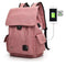 AussieSuperStore Homeware Supplies Casual Tech2Go Fashionable Laptop Backpack Travel Work School Bag with USB Charging Port - Pink Casual Tech2Go Laptop Backpack Travel Work School Bag with USB Port ZMGIRLUSBBAGPNK