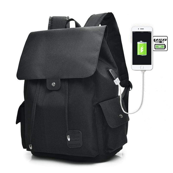 AussieSuperStore Homeware Supplies Casual Tech2Go Polyester Laptop Backpack Travel Work School Bag with USB Charging Port - Black Casual Tech2Go Laptop Backpack Travel Work School Bag with USB Port ZMGIRLUSBBAGBLK