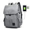 AussieSuperStore Homeware Supplies Casual Tech2Go Polyester Laptop Backpack Travel Work School Bag with USB Charging Port - Gray Casual Tech2Go Laptop Backpack Travel Work School Bag with USB Port ZMGIRLUSBBAGGRAY