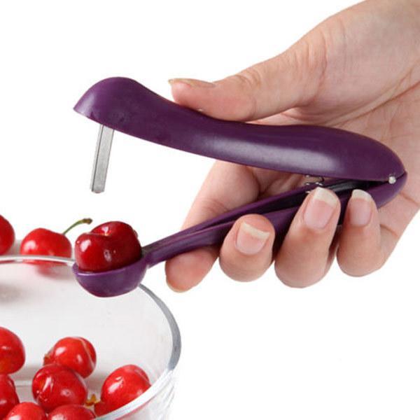 AussieSuperStore Homeware Supplies Cherry Pitter Olives Pits Stoner Removal Core Easy Squeeze Grip Kitchen Tool Cherry Pitter Olives Pits Stoner Removal Squeeze Grip Kitchen tool CBCHERRYREMOVE