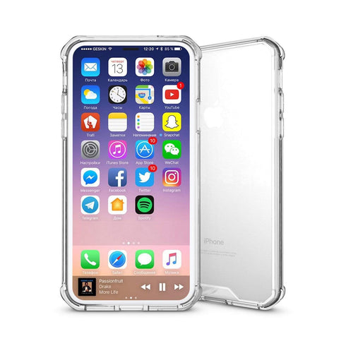 AussieSuperStore Homeware Supplies Clear Shockproof iPhone X Case - Transparent Slim TPU Protective Cover MOBIPX9999W
