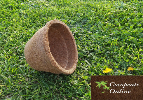 AussieSuperStore Homeware Supplies Coco Pot Liner (in 2 sizes) Coco Pot Liner | Coco Planting Pots/Baskets | Coir Seed Germination Cups