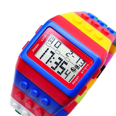 AussieSuperStore Homeware Supplies Cool Classic Lego Inspired Retro Digital Watch Cool Classic Lego Inspired Retro Digital Sport Fashion Watch CBLEGOWTCH