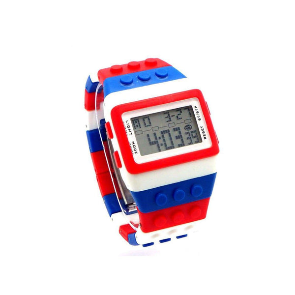 AussieSuperStore Homeware Supplies Cool Classic Lego Inspired Retro Digital Watch Cool Classic Lego Inspired Retro Digital Sport Fashion Watch CBLEGOWTCH14