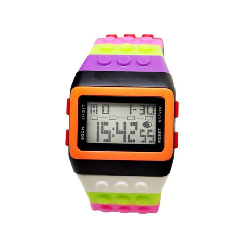 AussieSuperStore Homeware Supplies Cool Classic Lego Inspired Retro Digital Watch Cool Classic Lego Inspired Retro Digital Sport Fashion Watch CBLEGOWTCH5