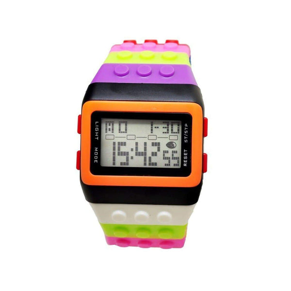 AussieSuperStore Homeware Supplies Cool Classic Lego Inspired Retro Digital Watch Cool Classic Lego Inspired Retro Digital Sport Fashion Watch CBLEGOWTCH5