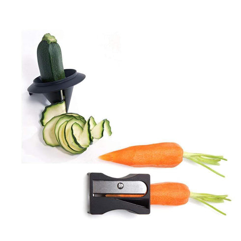 AussieSuperStore Homeware Supplies Creative Vegetable and Fruit Garnishing Sharpener Gadget Vegetable & Fruit Garnishing Veggie Sharpener Gadget Kitchen Tool CBSHARPNRTRITWISTPCK