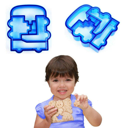 AussieSuperStore Homeware Supplies Cute & Friendly Kids Sandwhich Cutter Mould Cute & Friendly Kids Sandwich Cutter Shape Mould | Rice Mold CBSANDWICHMOLDTR