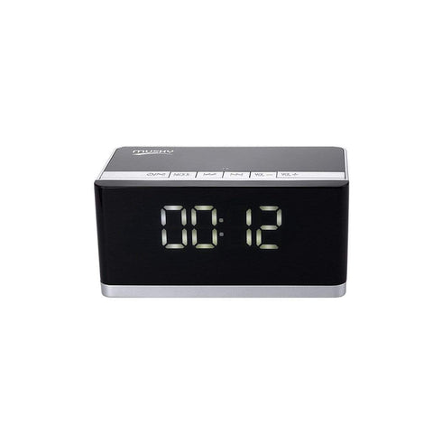 AussieSuperStore Homeware Supplies Digital LED Display Clock Alarm Wireless Bluetooth Speaker Digital LED Display Clock Alarm Wireless Bluetooth Speaker Radio Support CBBTMUSKYDY27