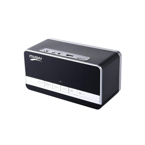 AussieSuperStore Homeware Supplies Digital LED Display Clock Alarm Wireless Bluetooth Speaker Digital LED Display Clock Alarm Wireless Bluetooth Speaker Radio Support CBBTMUSKYDY27