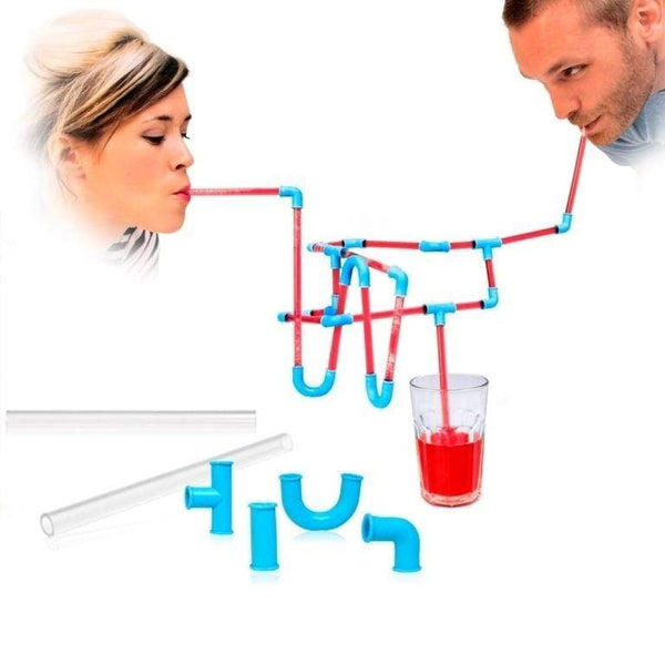 AussieSuperStore Homeware Supplies DIY Fun & Creative - Crazy Connectable Kids Straws Set DIY Fun & Creative - Crazy Connectable Kids Straws Set | Party Games CBDIYSTRAWS