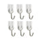 AussieSuperStore Homeware Supplies Door Self-Adhesive Hooks White Bathroom Door Self-Adhesive Hooks White | Stick on Hooks CBNHOOKSX6