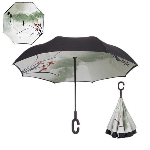 AussieSuperStore Homeware Supplies Double Layer Windproof UV Protection Reverse folding Umbrellas CBCUMBRELLACN