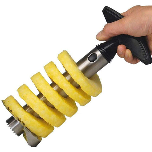 AussieSuperStore Homeware Supplies Ezy-Az Stainless Steel Pineapple Corer - Slicer Cutter Fruit Peeler CBPINEAPPLECORER