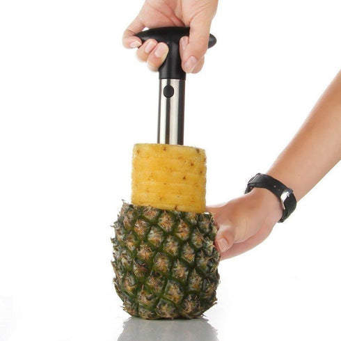 AussieSuperStore Homeware Supplies Ezy-Az Stainless Steel Pineapple Corer - Slicer Cutter Fruit Peeler CBPINEAPPLECORER