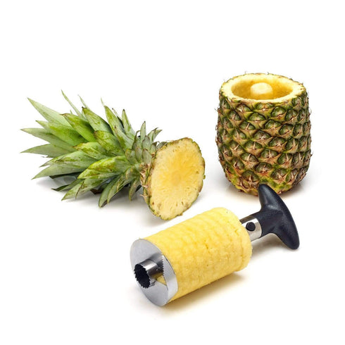 AussieSuperStore Homeware Supplies Ezy-Az Stainless Steel Pineapple Corer - Slicer Cutter Fruit Peeler CBPINEAPPLECORER