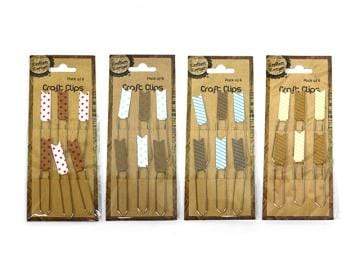 AussieSuperStore Homeware Supplies Fabric Craft Paperclip Fabric Craft Paperclip | Bookmark Paperclip