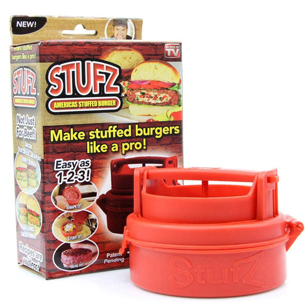 AussieSuperStore Homeware Supplies Filler and Stuffer Home Burger Press Hamburger Grill BBQ Patty Maker CBBURGRSTUFFR