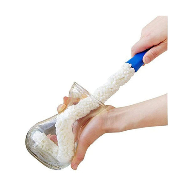 AussieSuperStore Homeware Supplies Flexible Bottle Brush Scourer Wine Glasses Crystal Cleaner Decanter Hookah Brush Flexible Bottle Brush Scourer Wine Glasses Crystal Cleaner Brush CBFLEXBOTBRUSH