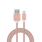 AussieSuperStore Homeware Supplies Flexible Metal Lightning USB iPhone Charger Cable Rose Gold Flexible Metal Lightning USBCharger Cable Rose Gold|iPhone Accessories CBMEAPPCBLRGOLD
