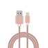 AussieSuperStore Homeware Supplies Flexible Metal Lightning USB iPhone Charger Cable Rose Gold Flexible Metal Lightning USBCharger Cable Rose Gold|iPhone Accessories CBMEAPPCBLRGOLD