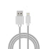 AussieSuperStore Homeware Supplies Flexible Metal Lightning USB iPhone Charger Cable Silver Flexible Metal Lightning USB Charger Cable Silver | iPhone Accessories CBMEAPPCBLSLV