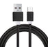 AussieSuperStore Homeware Supplies Flexible Metal Micro USB Charging Cable Compatible with Samsung / Androids (Black) Flexible Metal Micro USB Charging Cable | Android Mobile Accessories CBMESAMCBLBLK