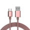 AussieSuperStore Homeware Supplies Flexible Metal Micro USB Charging Cable Compatible with Samsung / Androids (Rose Gold) Flexible Metal Micro USB Charging Cable | Android Mobile Accessories CBMESAMCBLRGOLD