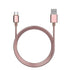 AussieSuperStore Homeware Supplies Flexible Metal Micro USB Charging Cable Compatible with Samsung / Androids (Rose Gold) Flexible Metal Micro USB Charging Cable | Android Mobile Accessories CBMESAMCBLRGOLD