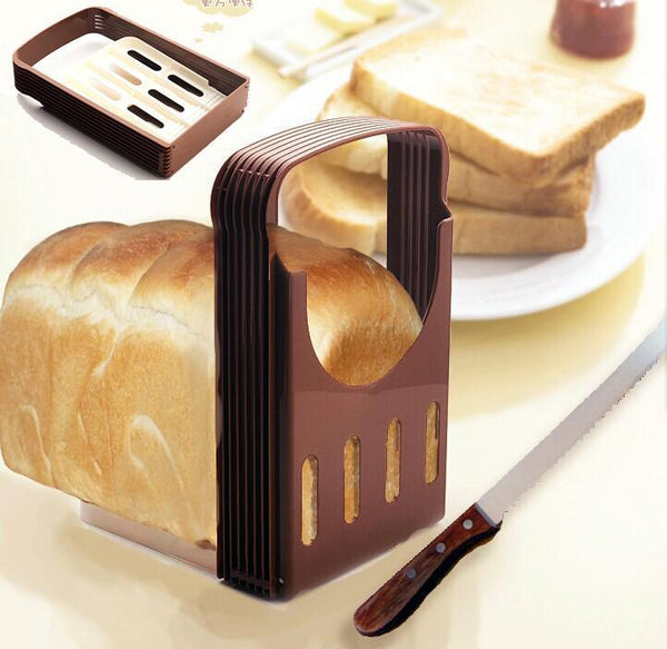 AussieSuperStore Homeware Supplies Folding Bread Toast Loaf Sandwich Slicer Cutter Mold Slicing Folding Bread Toast Loaf Sandwich Slicer Cutter Mold Slicing Guide CBFOLDBREADSLICER