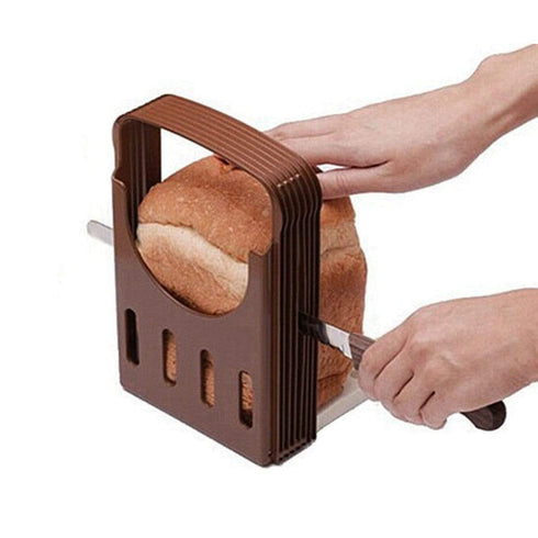 AussieSuperStore Homeware Supplies Folding Bread Toast Loaf Sandwich Slicer Cutter Mold Slicing Folding Bread Toast Loaf Sandwich Slicer Cutter Mold Slicing Guide CBFOLDBREADSLICER