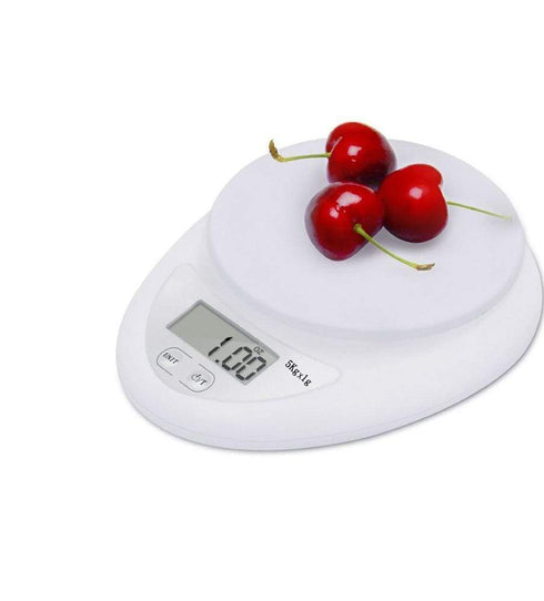 AussieSuperStore Homeware Supplies Food Diet Postal Kitchen Digital Scale Weighting LED electronic Food Diet Kitchen Digital Scale Weighting Machine LED electronic CBN5KGKITCHENSCALE