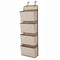 AussieSuperStore Homeware Supplies Hanging Wall Smart Home Storage Organizer Beige Hanging Wall Smart Home Storage Organizer Beige | Storage Bags CB4PCHANGORGNZBG