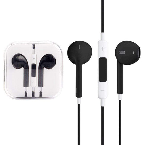 AussieSuperStore Homeware Supplies High Quality In-Earphone Ear Pods with Remote and Mic - Black High Quality In-Earphone Ear Pods with Remote and Mic - Black CBIP5G17500B