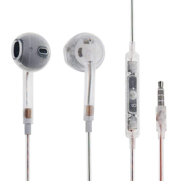 AussieSuperStore Homeware Supplies High Quality In-Earphone Ear Pods with Remote and Mic - Transparent CBIP5G17500T